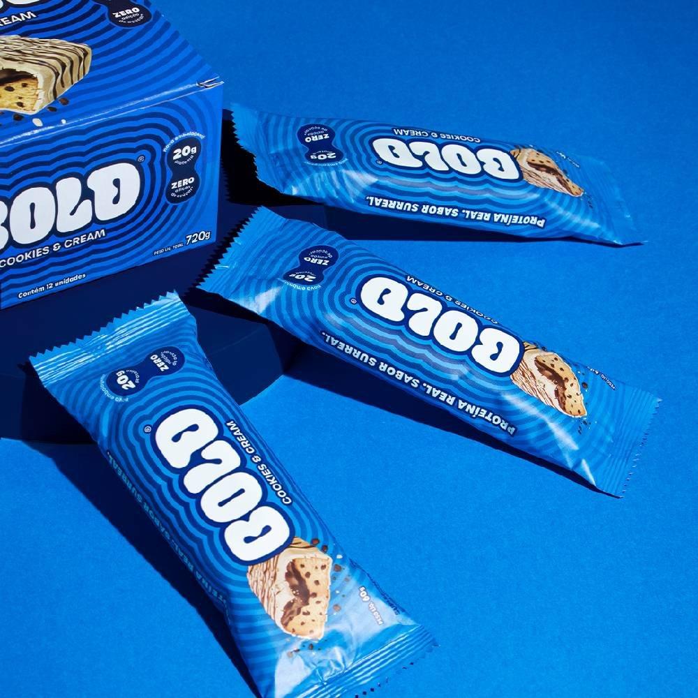 Barra De Proteína Bold Cookies & Cream 60g - 2