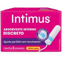 Absorvente Interno Intimus Discreto Médio - 8 Unidades - 1
