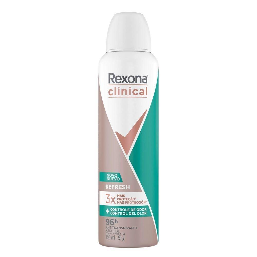Desodorante Aerossol Rexona Clinical Refresh 96h 150ml - 2