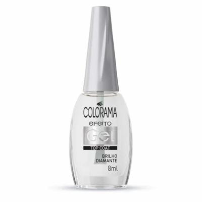 Top Coat Fixador De Esmalte Colorama Brilho Diamante 8ml
