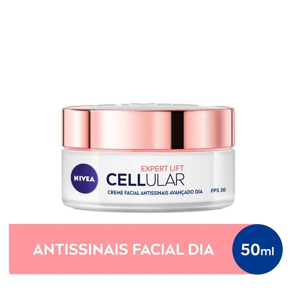 Creme Facial Antissinais Dia Nivea Cellular Expert Lift Fps30 50ml - 1