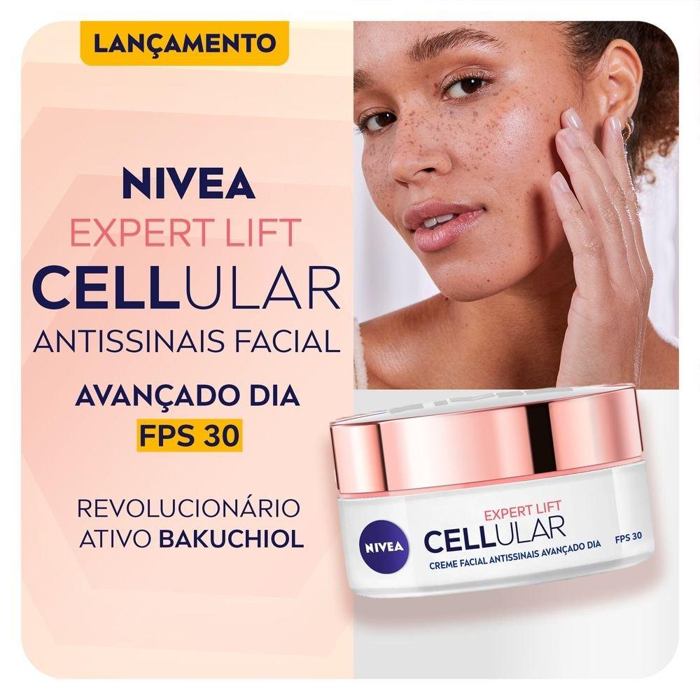 Creme Facial Antissinais Dia Nivea Cellular Expert Lift Fps30 50ml - 3
