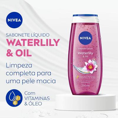 Sabonete Líquido Nivea Waterlily Oil 250ml