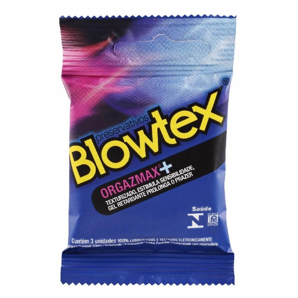 Preservativo Blowtex Orgazmax Com 3 Unidades - 1