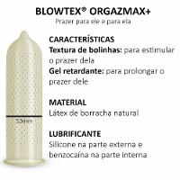 Preservativo Blowtex Orgazmax Com 3 Unidades - 6