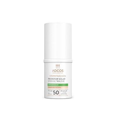 Protetor Solar Facial Adcos Stick Ultraleve Fps 50 Nude 15g