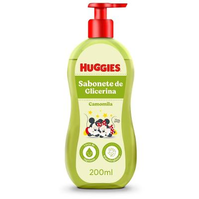 Sabonete Líquido Infantil Huggies Camomila Para Recém-nascidos 200ml