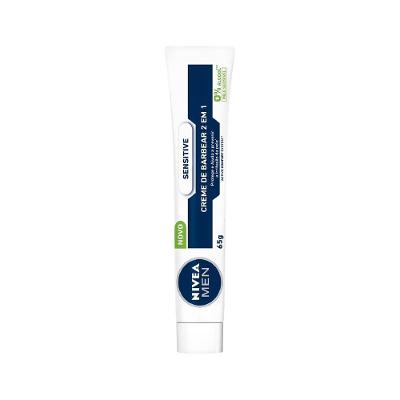 Creme De Barbear 2 Em 1 Nivea Men Sensitive 65g