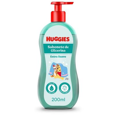 Sabonete Líquido Infantil Huggies Extra Suave Para Bebê 200ml