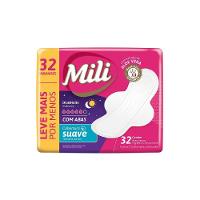 Absorvente Mili Dia E Noite Suave Com Abas 32 Unidades - 1