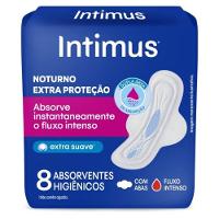 Absorvente Externo Intimus Noturno Suave Com Abas 8 Unidades - 1