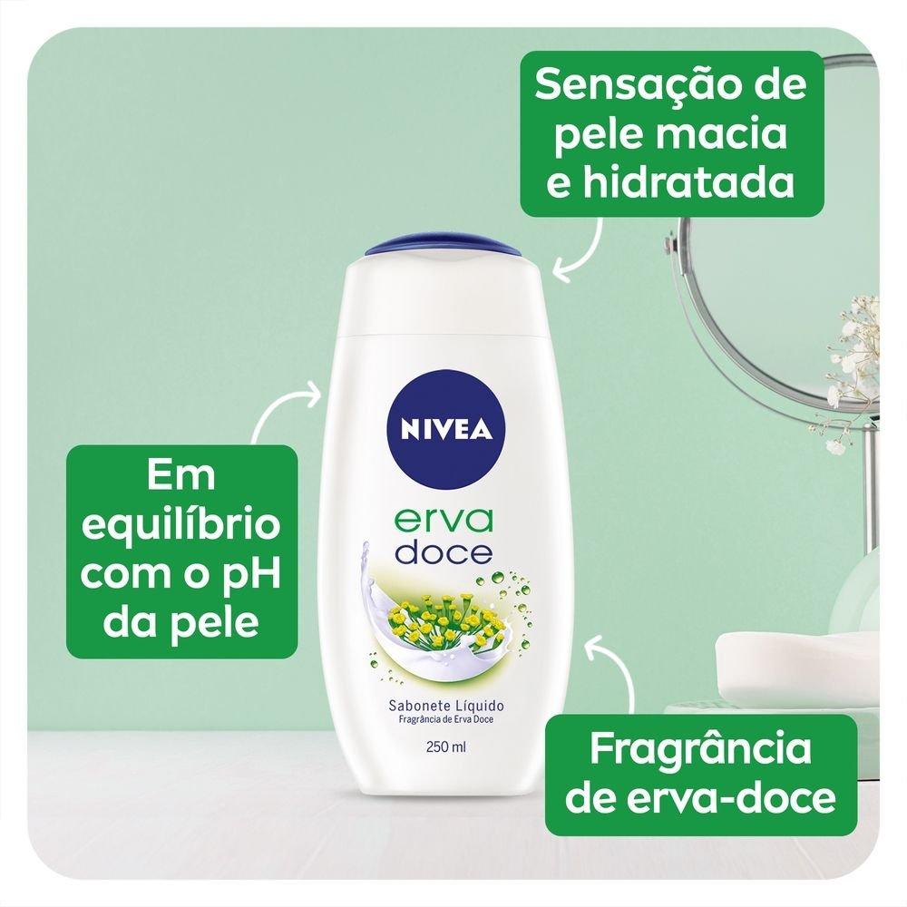 Sabonete Líquido Nivea Erva Doce 250ml - 3
