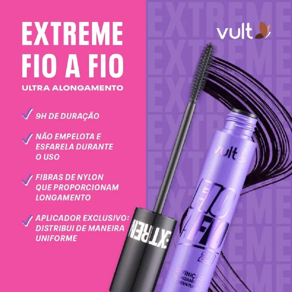 Mascara De Cilios Vult Extreme Fio A Fio 10g - 6