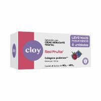 Kit Sabonete Em Barra Cloy Beauty Bar Red Fruits 6 Unidades 80g Cada - 1