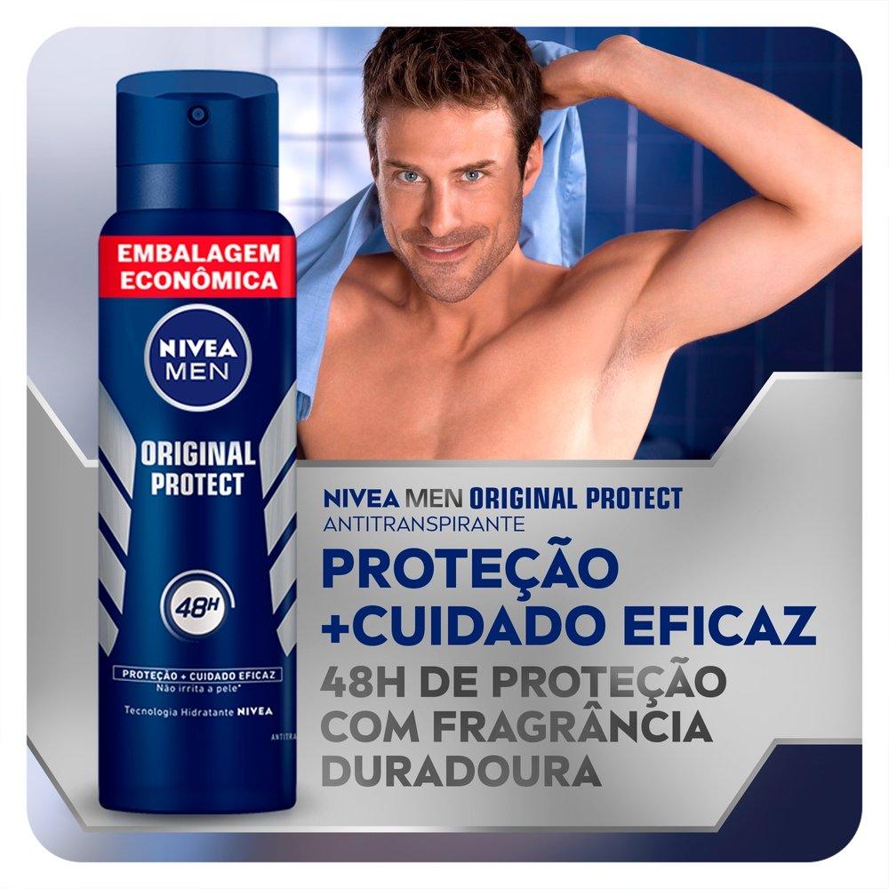 Desodorante Aerossol Nivea Men Original Protect 200ml Embalagem Econômica - 2