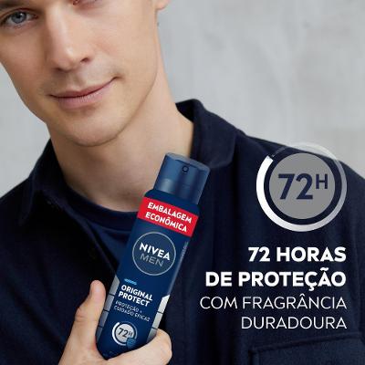 Desodorante Aerossol Nivea Men Original Protect 200ml Embalagem Econômica