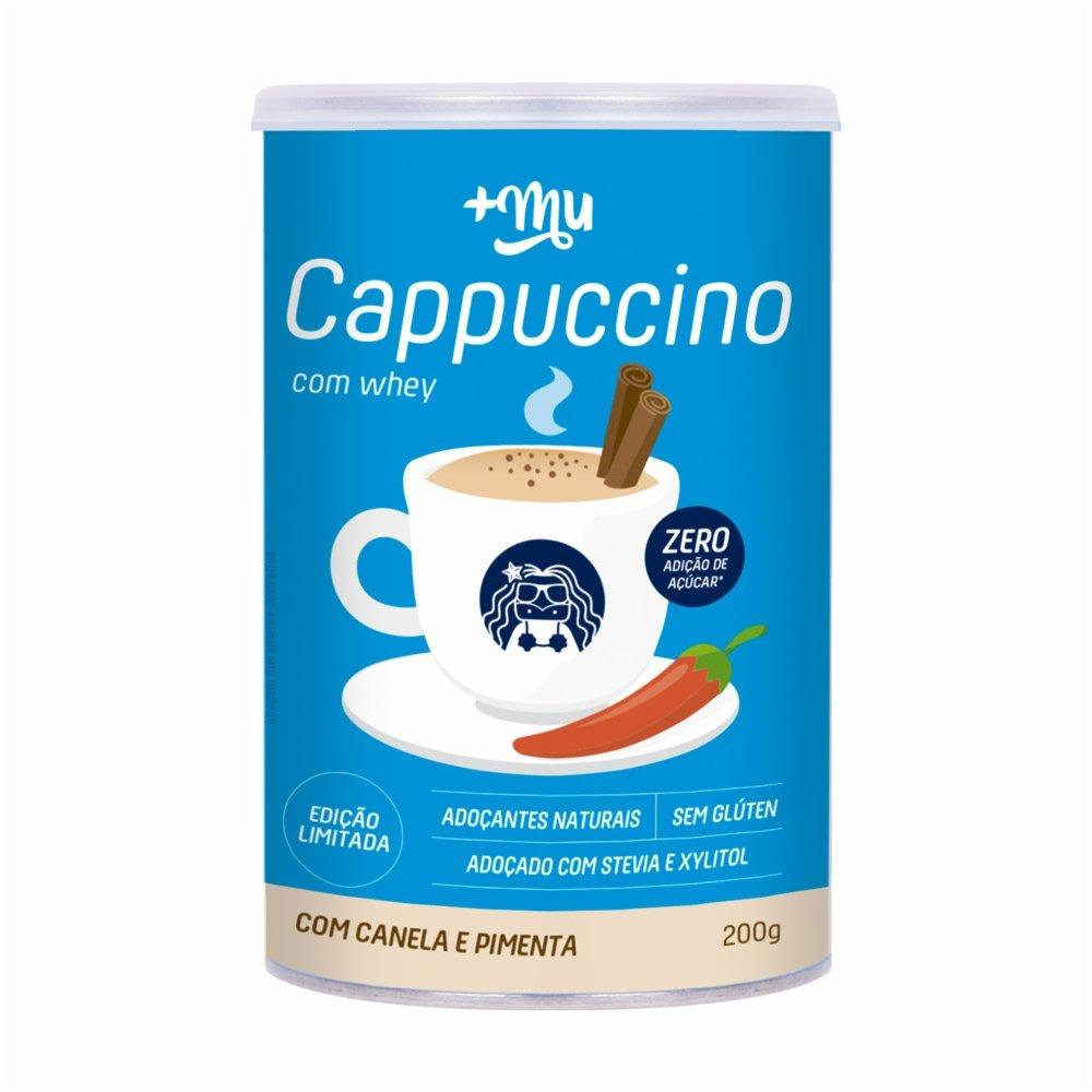 Café +mu Cappuccino Com Canela E Pimenta Whey 200g - 1