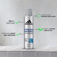 Desodorante Adidas Aerossol Masculino Antitranspirante Fresh Endurance 150ml - 8