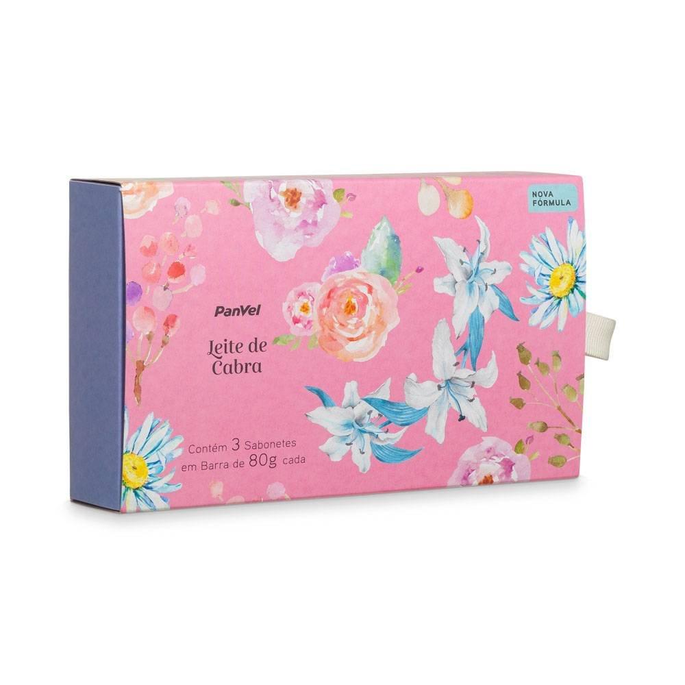 Kit Sabonetes Em Barra Panvel Leite De Cabra 3 Unidades - 80g Cada - 2