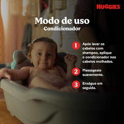 Condicionador Infantil Huggies Hora De Sonhar Para Bebê 200ml