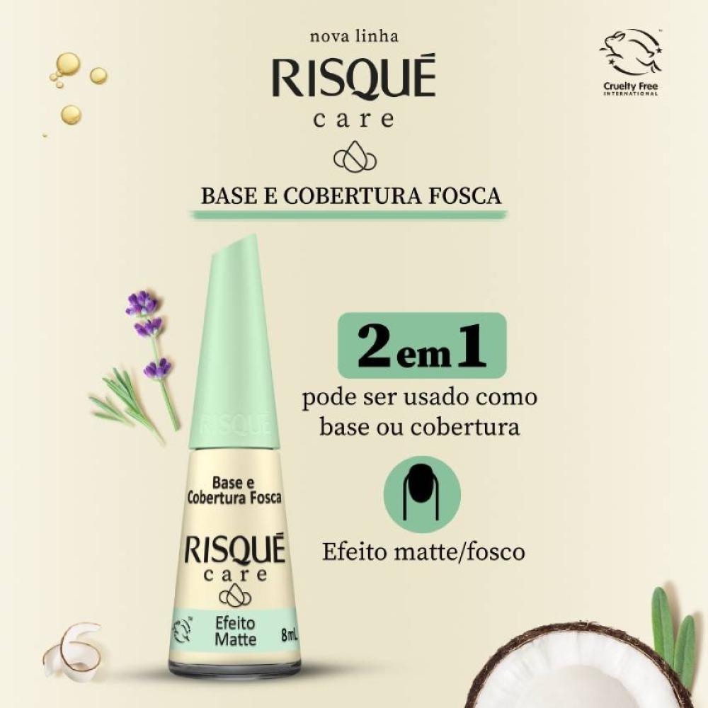 Base E Cobertura Fosca Risqué Care 8ml - 4
