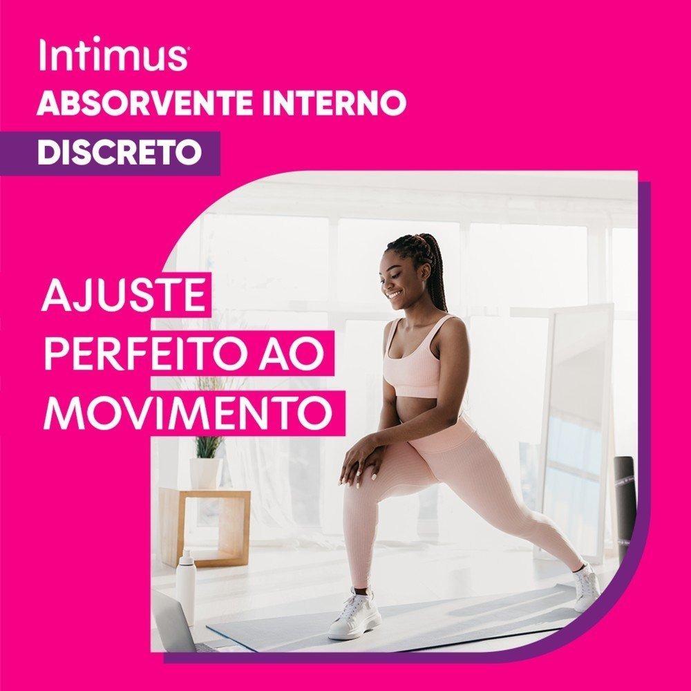 Absorvente Interno Intimus Discreto Médio - 24 Unidades - 2