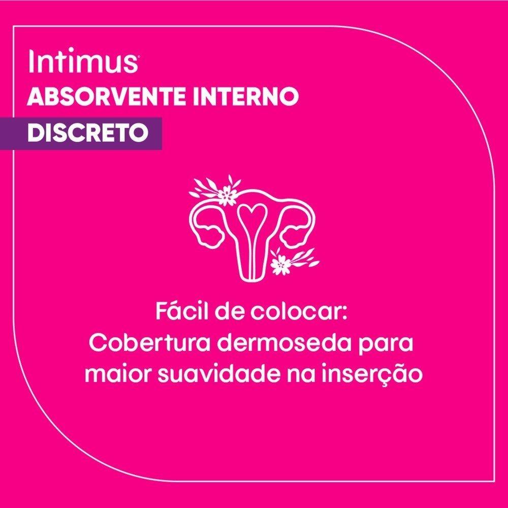 Absorvente Interno Intimus Discreto Médio - 24 Unidades - 4