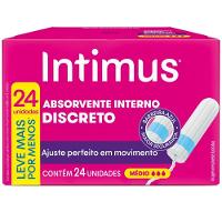 Absorvente Interno Intimus Discreto Médio - 24 Unidades - 5