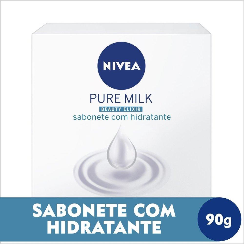 Sabonete Em Barra Nivea Pure Milk Fresh 90g - 1