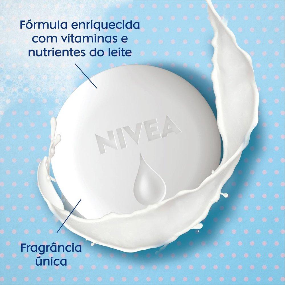 Sabonete Em Barra Nivea Pure Milk Fresh 90g - 3