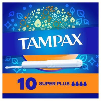 Absorvente Interno Tampax Super Plus Com 10 Unidades