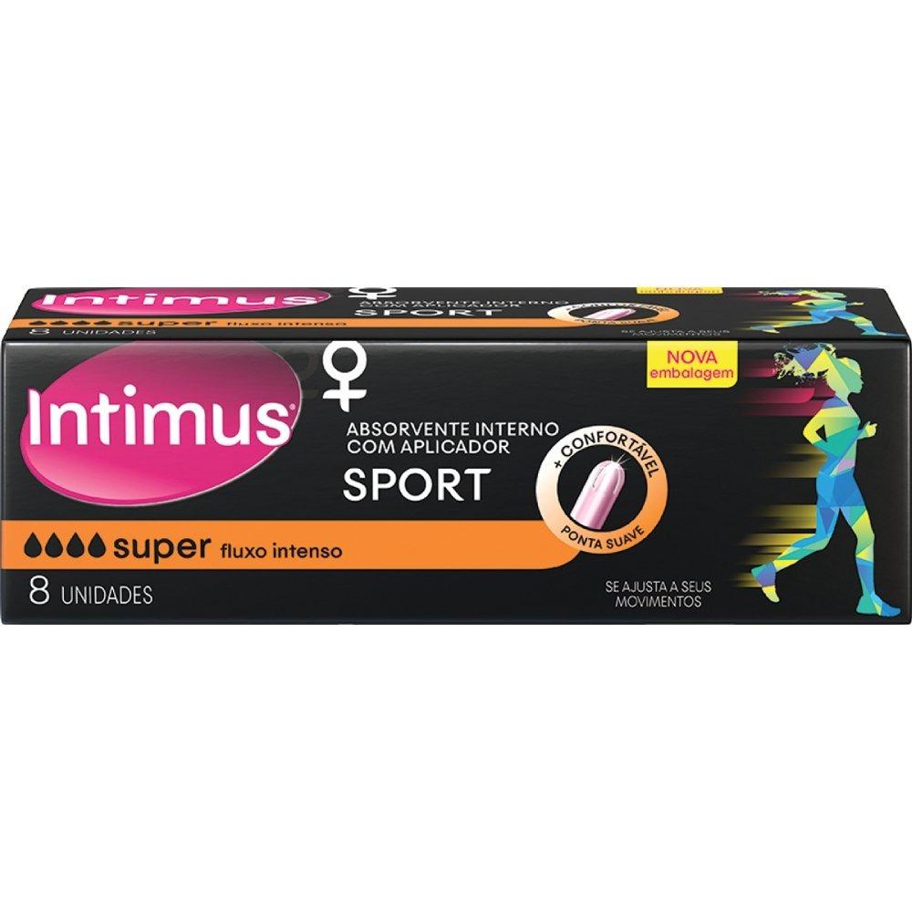 Absorvente Interno Intimus Sport Super Com Aplicador 8 Unidades - 1