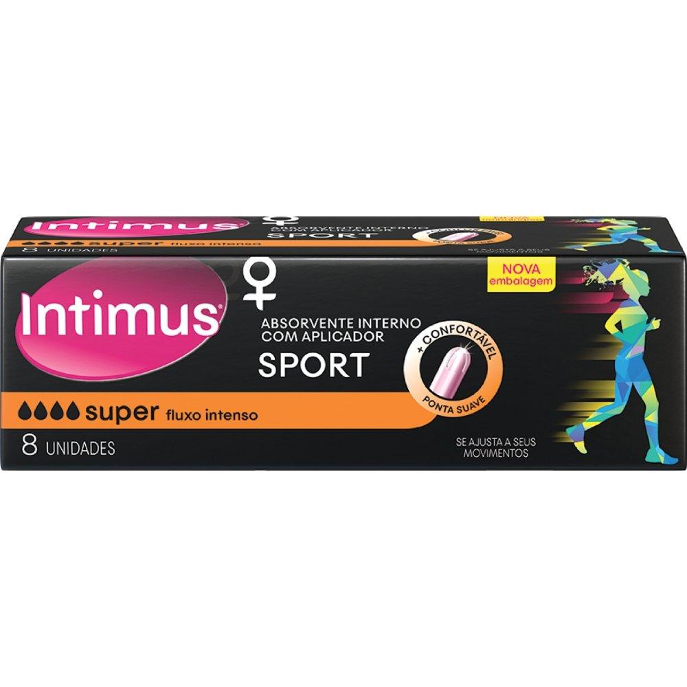 Absorvente Interno Intimus Sport Super Com Aplicador 8 Unidades - 5