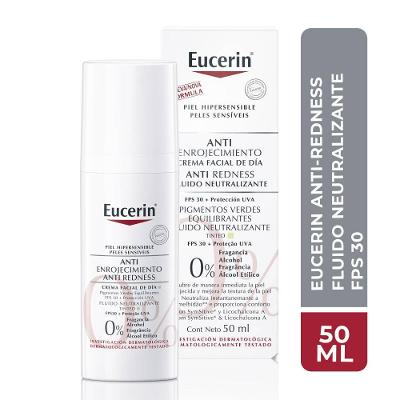 Creme Facial Antivermelhidão Eucerin Peles Sensíveis Anti-redness Com Cor Fps30 50ml
