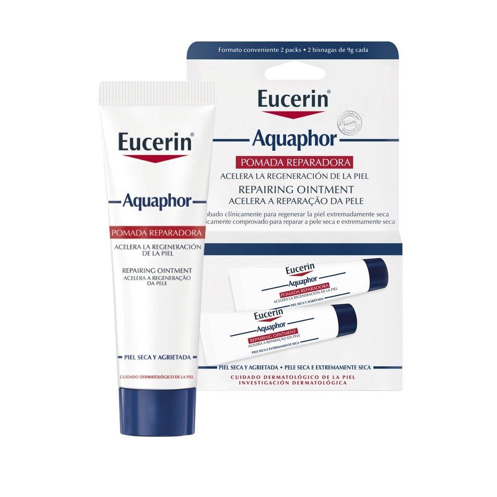 Kit Pomada Reparadora Intensiva Eucerin Aquaphor 2 Unidades 10ml Cada - 1