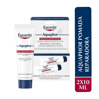 Kit Pomada Reparadora Intensiva Hidratante Labial Eucerin Aquaphor Duopack 10ml 2 Unidades