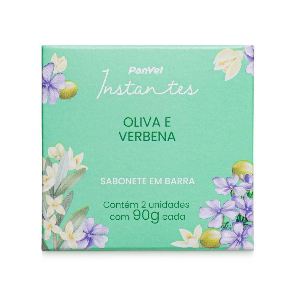 Kit Sabonetes Em Barra Panvel Instantes Oliva E Verbena 2 Unidades - 90g Cada - 1