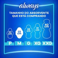 Absorvente Always Tamanho M Suave Com Abas 8 Unidades - 4