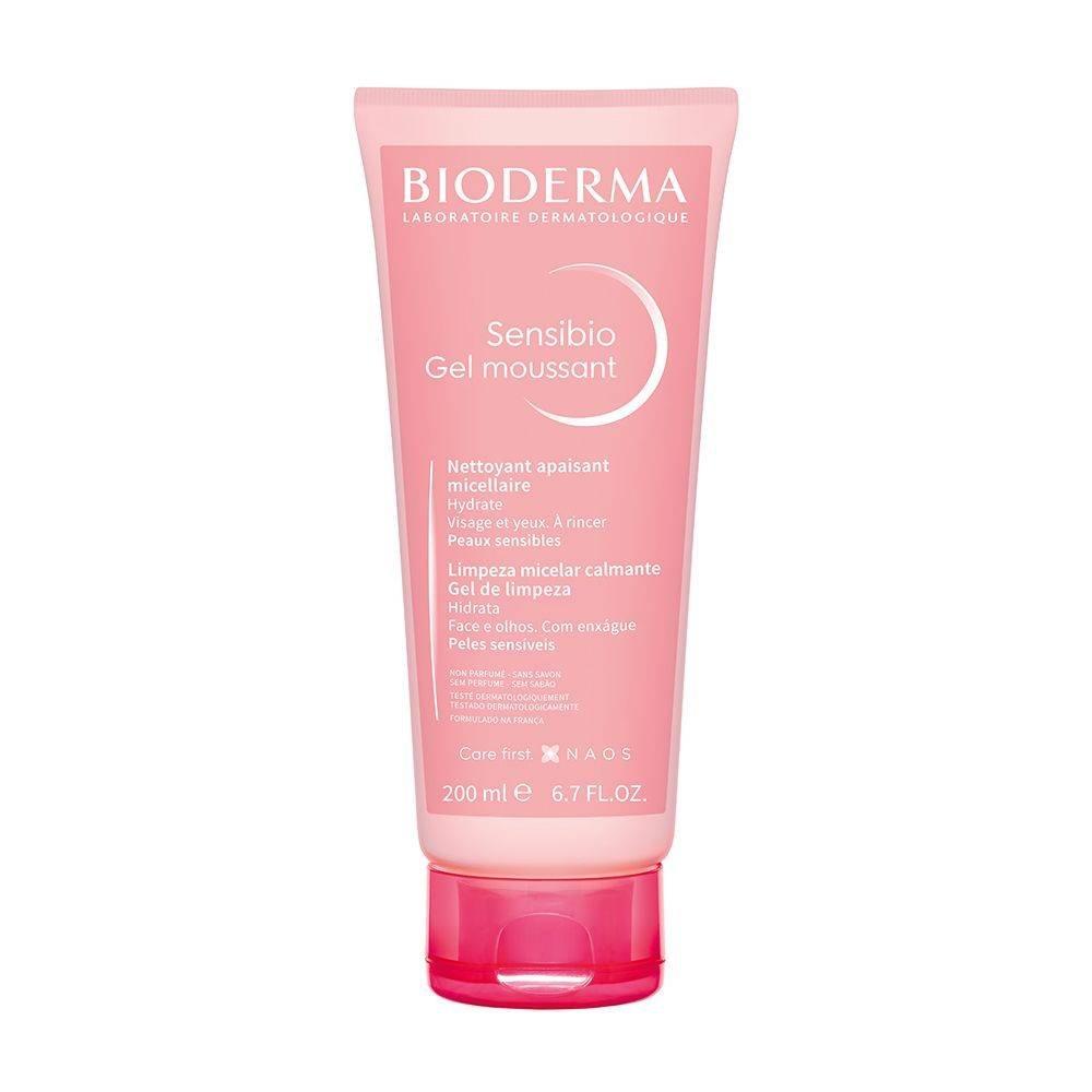 Gel De Limpeza Micelar Calmante E Hidratante Bioderma Sensibio Gel Moussant 200ml - 1