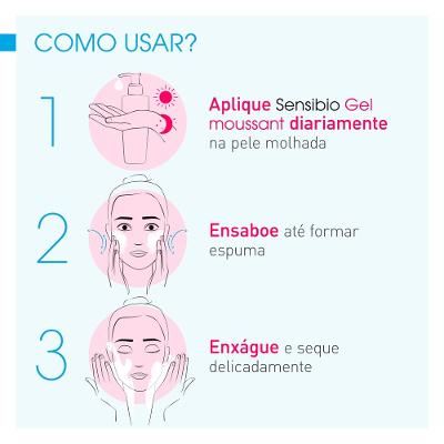 Gel De Limpeza Micelar Bioderma Sensibio 200ml