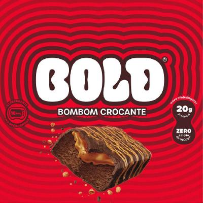 Barra De Proteína Bold Bombom Crocante 60g