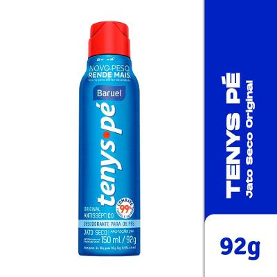 Desodorante Para Os Pés Em Spray Tenys Pé Original 92g