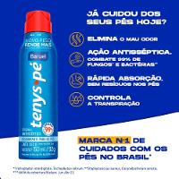 Tenys Pé Desodorante Para Os Pés Jato Seco Original 92g - 2