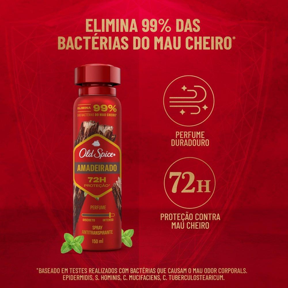 Desodorante Antitranspirante Old Spice Amadeirado 150ml - 4