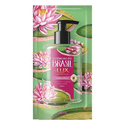 Sabonete Líquido Lux Essências Do Brasil Vitória Régia 240ml - Refil