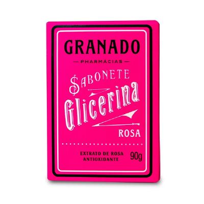 Sabonete Barra Granado Glicerina Rosas 90g