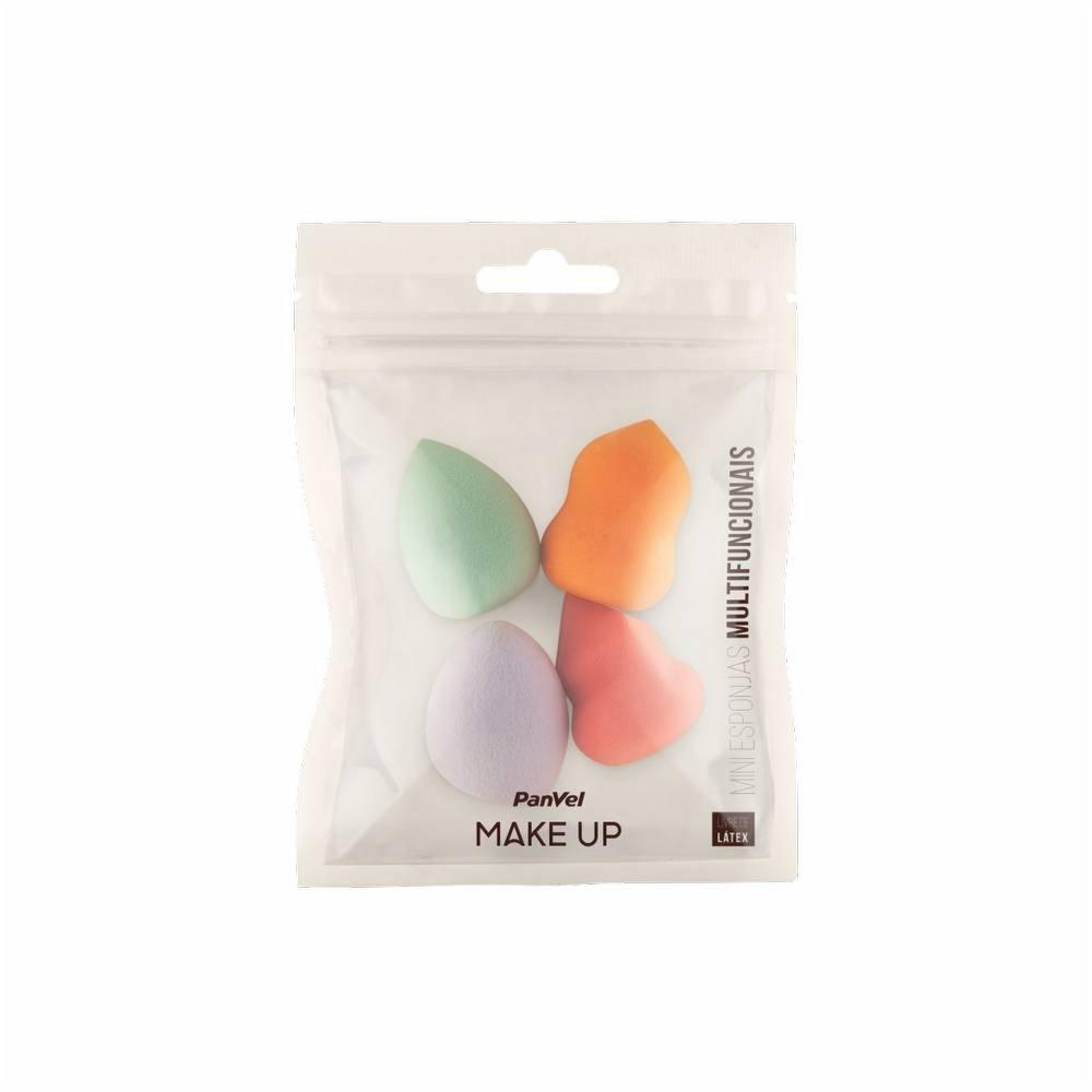 Mini Esponja Para Maquiagem Panvel Make Up 4 Unidades - 3