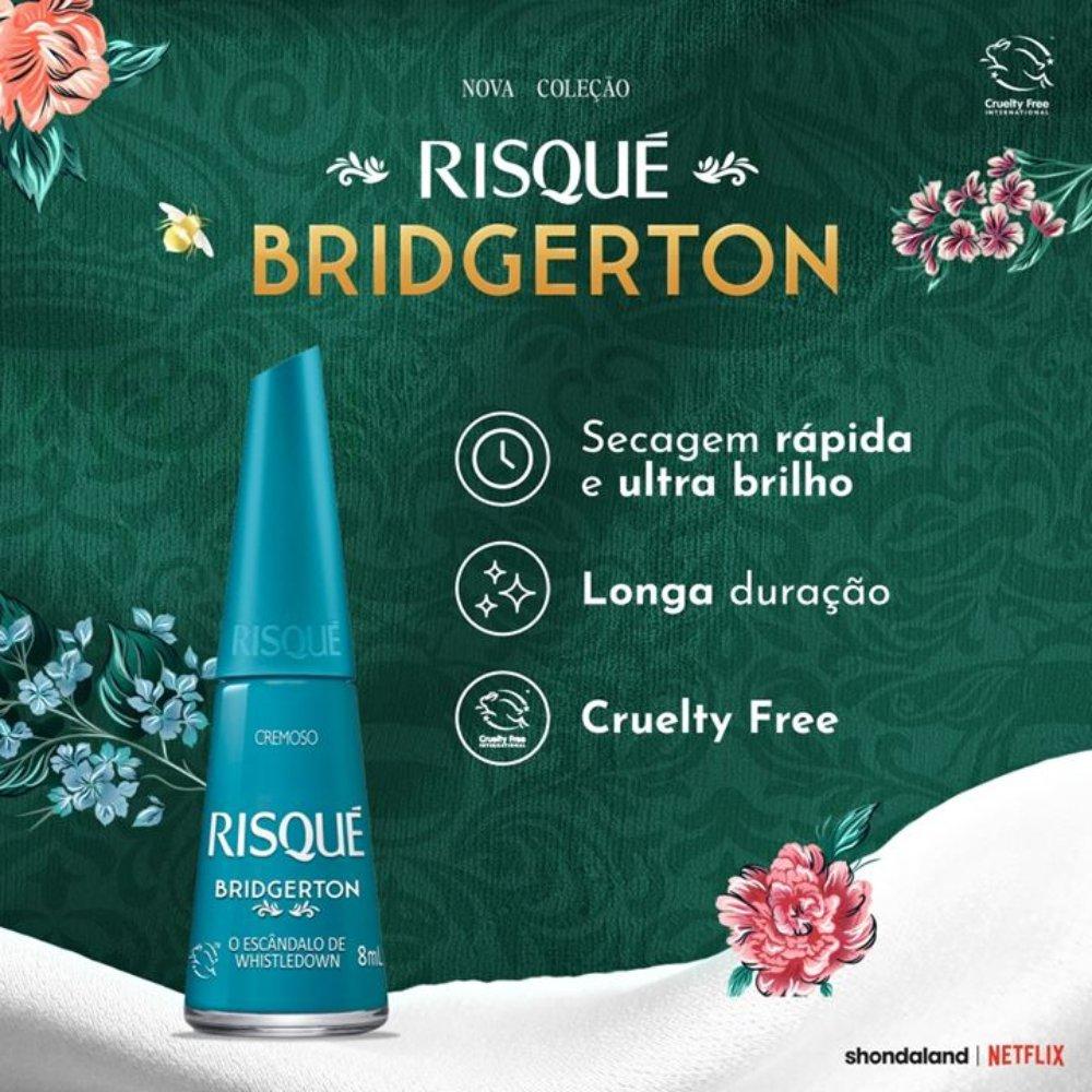 Esmalte Risqué Cremosos Bridgerton O Escândalo De Whistledown 8ml - 3