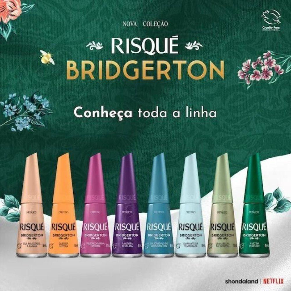 Esmalte Risqué Cremosos Bridgerton O Escândalo De Whistledown 8ml - 8