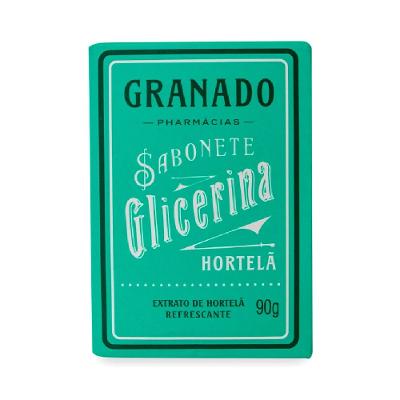 Sabonete Barra Granado Glicerina Hortelã 90g